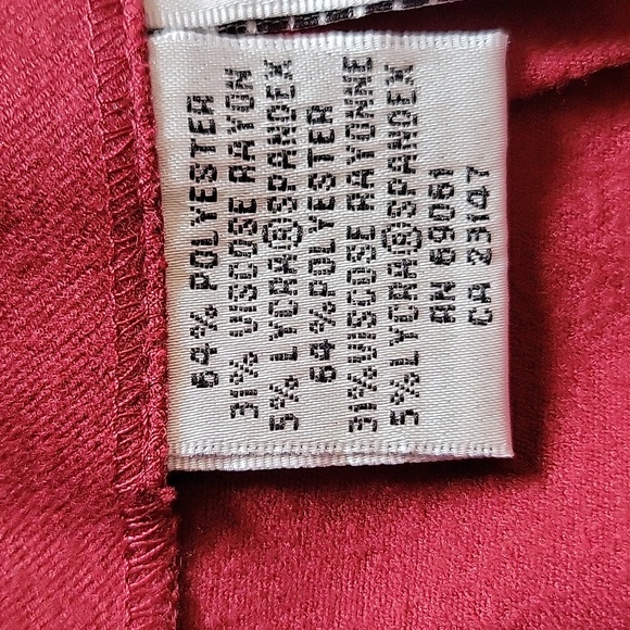 Talbots Mini A-Line Wrap Skirt Raspberry Red Size 4 - Picture 11 of 13